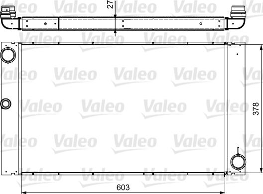 Valeo 735475 - Радиатор, охлаждение двигателя autosila-amz.com