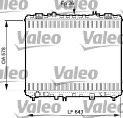 Valeo 735506 - Радиатор, охлаждение двигателя autosila-amz.com