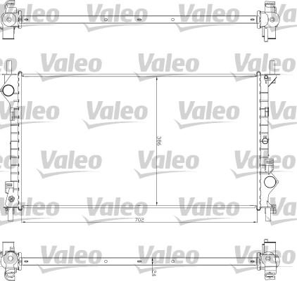 Valeo 735043 - Радиатор, охлаждение двигателя autosila-amz.com