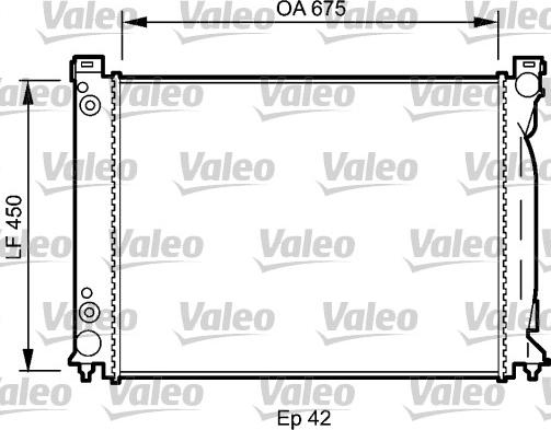 Valeo 735030 - Радиатор, охлаждение двигателя autosila-amz.com
