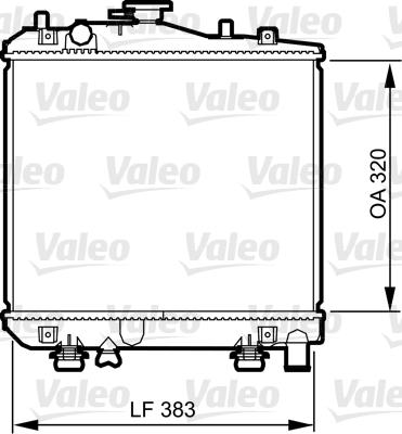 Valeo 735079 - Радиатор, охлаждение двигателя autosila-amz.com