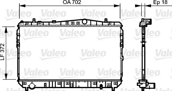 Valeo 735159 - Радиатор охлаждения двигателя autosila-amz.com