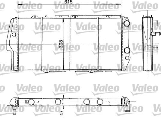 Valeo 730992 - Радиатор, охлаждение двигателя autosila-amz.com