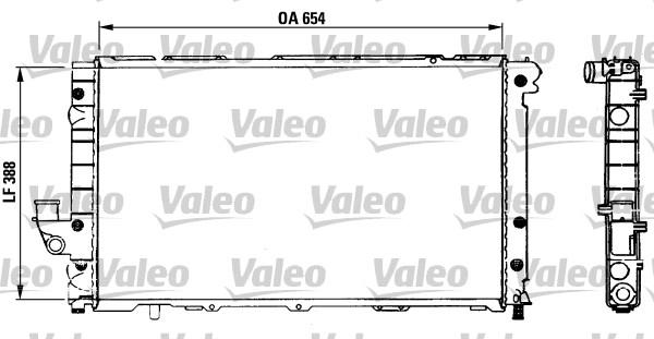 Valeo 730935 - Радиатор, охлаждение двигателя autosila-amz.com