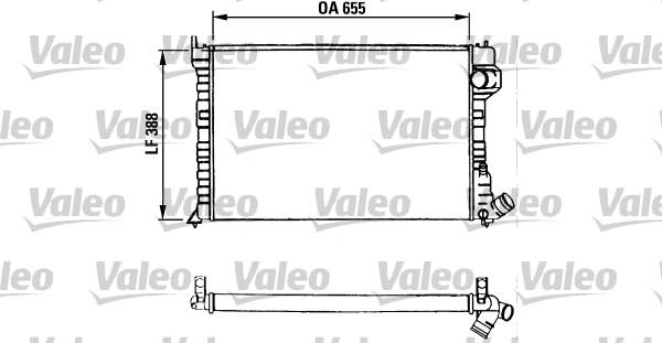 Valeo 730936 - Радиатор, охлаждение двигателя autosila-amz.com