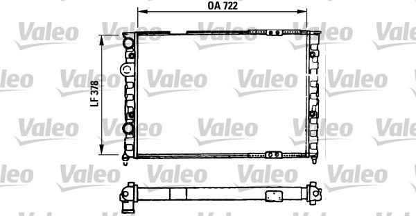 Valeo 730971 - Радиатор, охлаждение двигателя autosila-amz.com