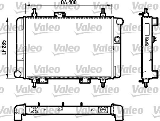 Valeo 730592 - Радиатор, охлаждение двигателя autosila-amz.com