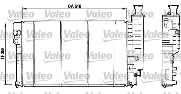 Valeo 730506 - Радиатор, охлаждение двигателя autosila-amz.com