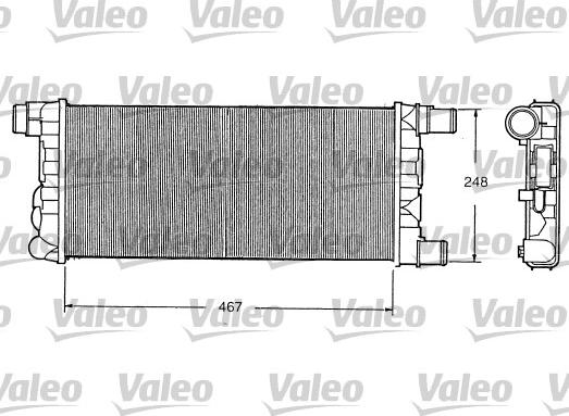 Valeo 730520 - Радиатор, охлаждение двигателя autosila-amz.com