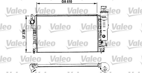 Valeo 730575 - Радиатор, охлаждение двигателя autosila-amz.com