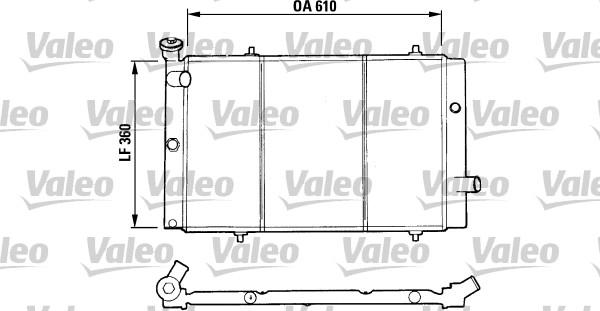 Valeo 730015 - Радиатор, охлаждение двигателя autosila-amz.com