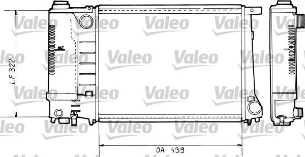 Valeo 730365 - Радиатор, охлаждение двигателя autosila-amz.com