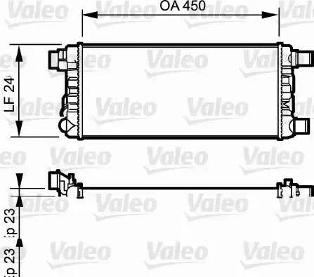 Valeo 730309 - Радиатор, охлаждение двигателя autosila-amz.com