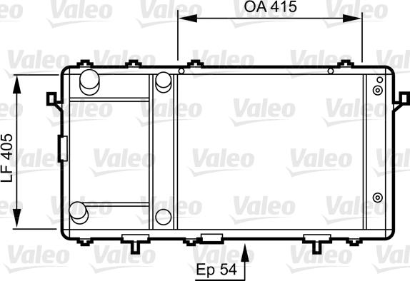 Valeo 731491 - Радиатор, охлаждение двигателя autosila-amz.com