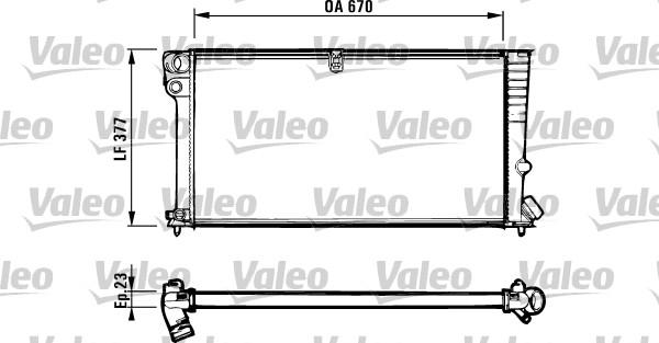 Valeo 731570 - Радиатор охлаждения Peugeot Partner autosila-amz.com