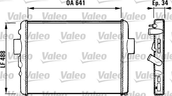 Valeo 731572 - Радиатор, охлаждение двигателя autosila-amz.com