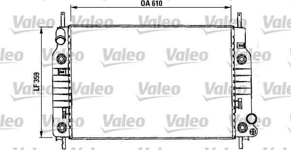 Valeo 731017 - Радиатор, охлаждение двигателя autosila-amz.com