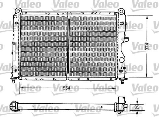 Valeo 731159 - Радиатор, охлаждение двигателя autosila-amz.com