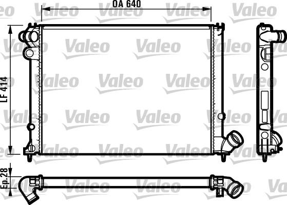 Valeo 731381 - Радиатор, охлаждение двигателя autosila-amz.com