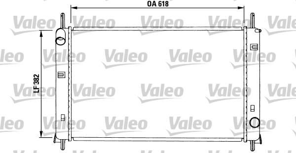 Valeo 731257 - Радиатор охлаждения Ford Mondeo autosila-amz.com