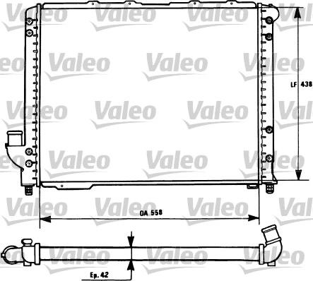 Valeo 731278 - Радиатор, охлаждение двигателя autosila-amz.com