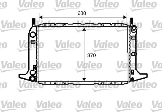 Valeo 731772 - Радиатор, охлаждение двигателя autosila-amz.com