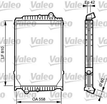 Valeo 733498 - Радиатор, охлаждение двигателя autosila-amz.com