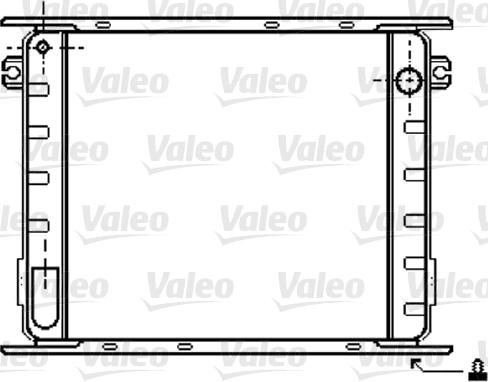 Valeo 733405 - Радиатор, охлаждение двигателя autosila-amz.com