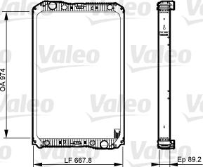 Valeo 733545 - Радиатор, охлаждение двигателя autosila-amz.com