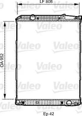 Valeo 733507 - Сердцевина радиатора, охлаждение двигателя autosila-amz.com