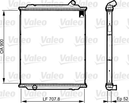 Valeo 733519 - Сердцевина радиатора, охлаждение двигателя autosila-amz.com