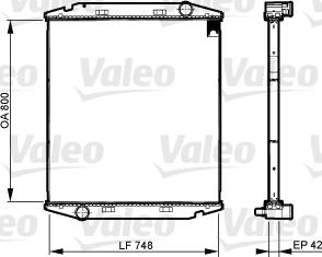 Valeo 733510 - Сердцевина радиатора, охлаждение двигателя autosila-amz.com