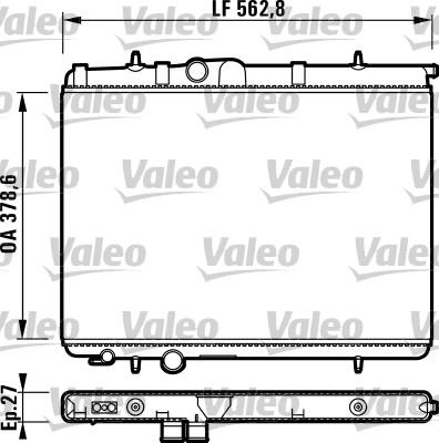 Valeo 732905 - Радиатор, охлаждение двигателя autosila-amz.com