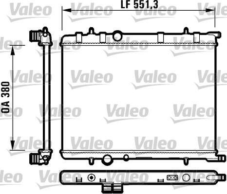 Valeo 732908 - Радиатор, охлаждение двигателя autosila-amz.com