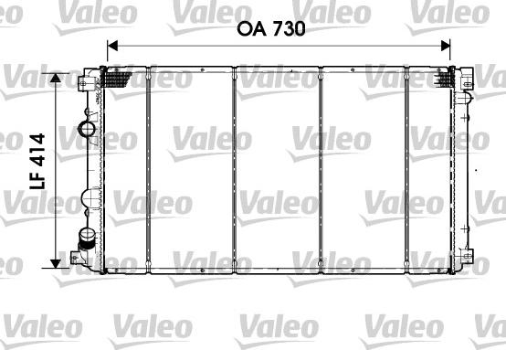 Valeo 732919 - Радиатор, охлаждение двигателя autosila-amz.com