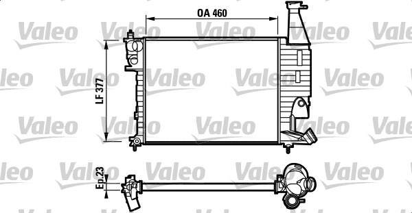 Valeo 732564 - Радиатор, охлаждение двигателя autosila-amz.com