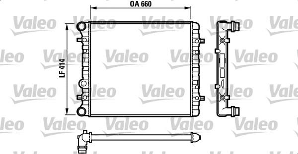 Valeo 732175 - Радиатор, охлаждение двигателя autosila-amz.com