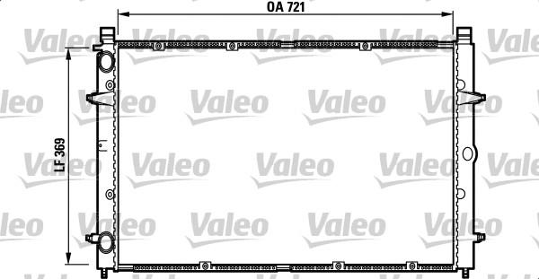 Valeo 732397 - Радиатор, охлаждение двигателя autosila-amz.com