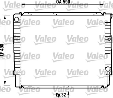 Valeo 732369 - Радиатор, охлаждение двигателя autosila-amz.com