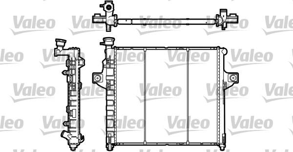 Valeo 732310 - Радиатор, охлаждение двигателя autosila-amz.com