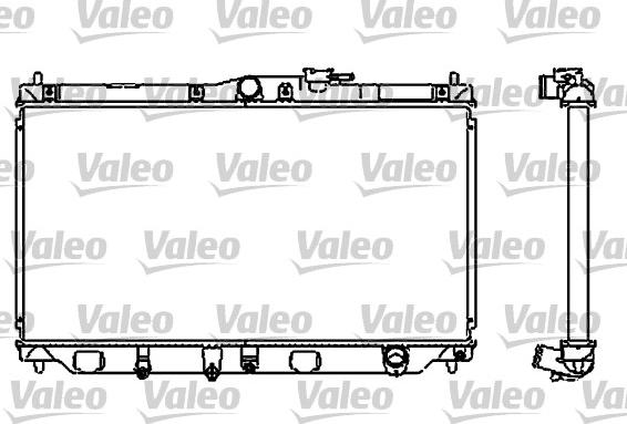 Valeo 732323 - Радиатор, охлаждение двигателя autosila-amz.com