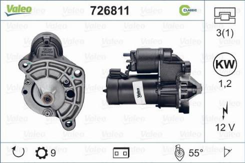 Valeo 726811 - Стартер autosila-amz.com