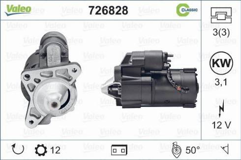 Valeo 726828 - Starter Renault 2.2 kw autosila-amz.com