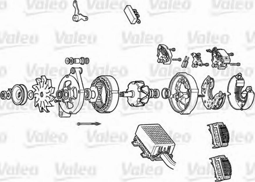 Valeo A14N99 - Генератор autosila-amz.com