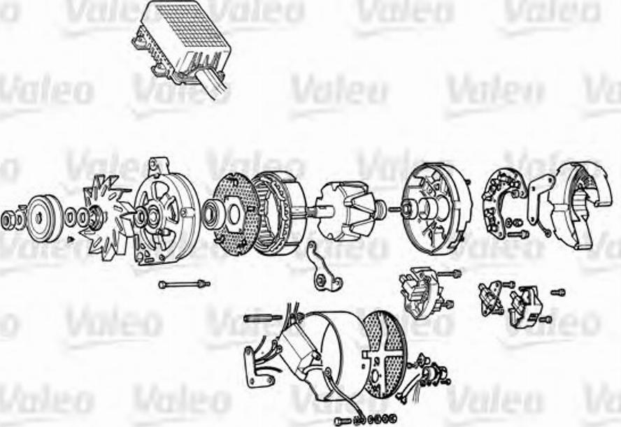 Valeo A14R41 - Генератор autosila-amz.com