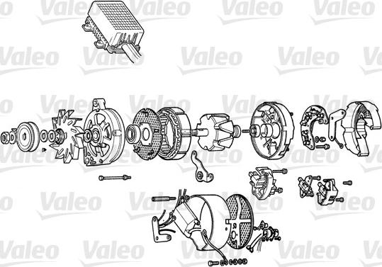 Valeo A14R43 - Генератор autosila-amz.com