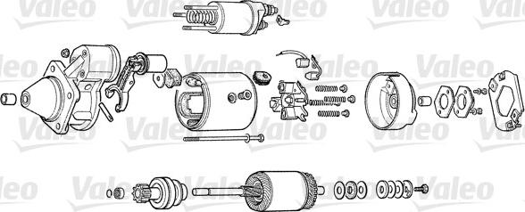 Valeo D9E95 - Стартер autosila-amz.com