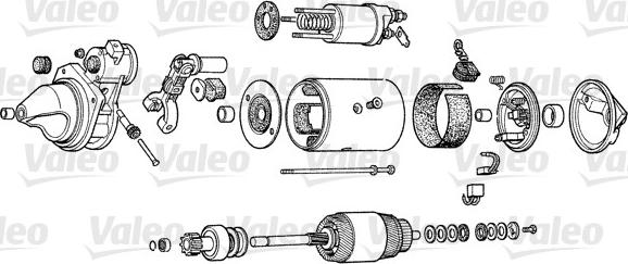 Valeo D9E41 - Стартер autosila-amz.com