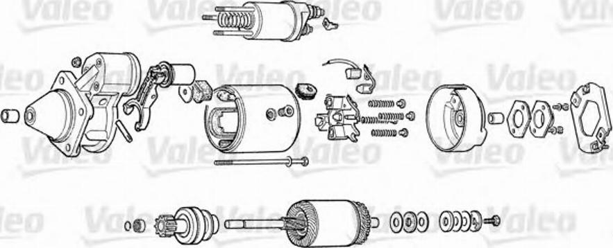 Valeo D9E102 - Стартер autosila-amz.com