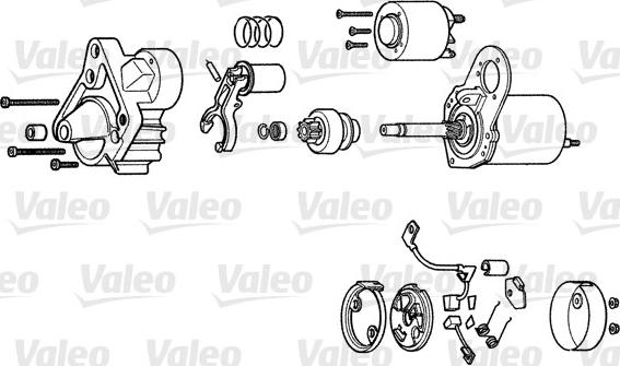 Valeo D6RA40 - Starter Volvo 1.2 kw autosila-amz.com